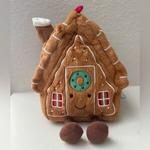 AUTHENTIC NWT Jellycat Amuseables Gingerbread House Christmas ONLY ONE